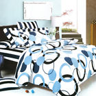 Miniduvet-mf01061-3 Blancho Bedding Artistic Blue Cotton Mini Comforter