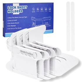 S13693872w Miniinthebox Fitted Sheet Holders To Keep Sheets In Place All Night Durable Easy-to-use