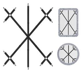 Jjsn0008 Mkono Bed Sheet Straps Fitted Clips Holder Keep Sheets Firm And Tight 6 W