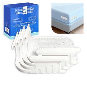 Mnbvy 762849909738 Lock Sheet Holders 4 Pack Bed Clips For Corners Adjustable Mattress