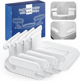 Modernnestmarket 313113753757 Bed Lock Sheet Holders Fit All Size New Upgrade Straps Keep Sheets