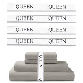 Bedsheetorganizerbandsx1 Monalife Bed Sheet Organizer Bands - Keepers And Elastic Storage For Linen Closet