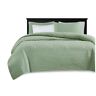 Mp13-6489 Madison Park Polyester Microfiber Quilted Reversible Coverlet Set 086569260864