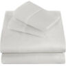 N-a Bare Home Full White Premium Microfiber Collection Sheet 0642872312081