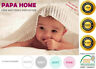 N-a Papahome Crib Grey Premium Hypoallergenic Mattress Protector Lab 0645789648267