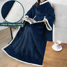N-a Pavilia Premium Fleece Blanket With Sleeves For Adult 0819594024923
