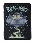 N-a Rick Morty And Fresh Start Fleece Throw 0073558759645
