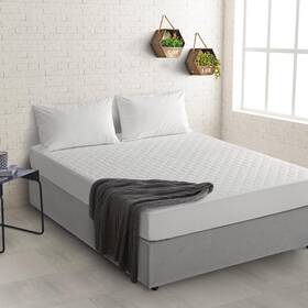 7007051 Natural Home Cotton Mattress Protector White - Super King