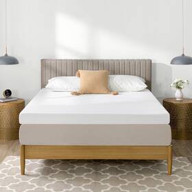 Mfmt-400f-ca No Spa Sensations By Dual-layer 4 Inch Memory Foam Mattress Topper Full