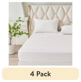Ms8007788822-03 No 4 Pack Super Soft Quilted Mattress Pad Queen 60 In X 80