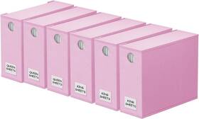 91zdsn-sl18-pk6 Nobrand Foldable Sheet Organizer With Window For Queen And King Size Pink