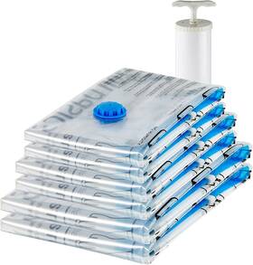Dc-cbm6 Nobrand Vacuum Compression Storage Bags 6-pack 2j 2l 2m With Hand Pump