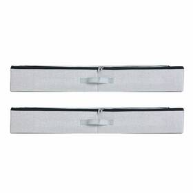 Nus-02 Nobrand Under Bed Storage Containers 33.5x16.9x4.7 Inches 45l Set Of 2