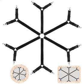 Yzddcj8al Nogeqi Nylon Sheet Suspenders Bed Clips Keep Sheets In Place
