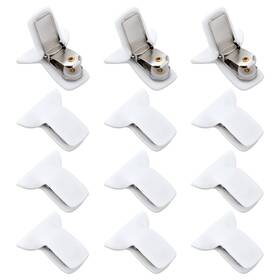1002099 Nqeuepn 12pcs Duvet Clips For Comforter Inside Strong Hold Blanket Quilt Fasteners Foam