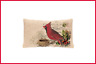 Nw1na-0893 Winter Garden Cardinal Woven Pillow Cover By Inch