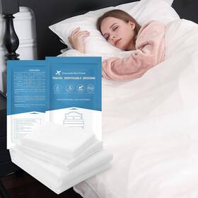 Otityan 655746636749 Disposable Bed Sheets Travel Set Sheet 1 Pack