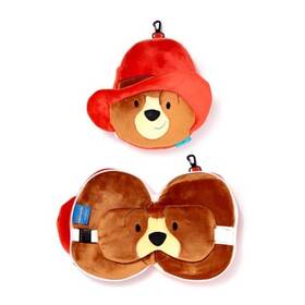 Pbcush381 Paddington Bear Travel Pillow And Eye Mask Set