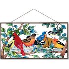 Apm205r Panel-birds Art Feather Baker Designs Joan