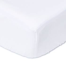 Pc79-0102067-04 Parents Choice 100% Cotton Infant Fitted Crib Sheet Solid White