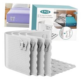 Sheet01 Parknshop 4 Pcs Fitted Sheet Holder Holders Keep Sheets Firm And Tight Bed For