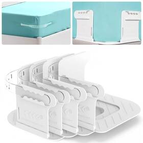 Usa001 Piglulu Lock Bed Sheet Holders For Corners - No More Loose Sheets Universal Fit