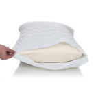 Pillow Protector Seal Allergens Bed Bug And Water Proof Quilted Weave Good Sleep 750408308801