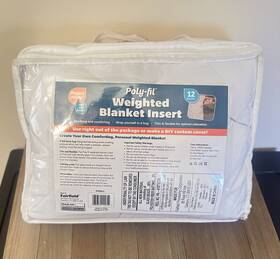 Pfwb12f Poly-fil 42 Inch X 72 Weighted Blanket Insert - 12 Lbs. White