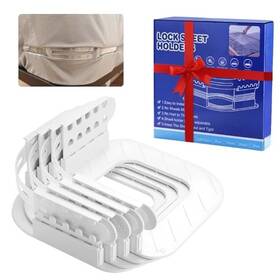 Hjj1 Poyicgs Bed Sheet Holder 2025 Upgraded Heavy-duty Mattress Straps Holders White