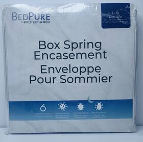 Bprf4003-c-full Protect-a-bed Bedpure Box Spring Encasement Full/double 54x75x9 Inch Bug Barrier New Sealed