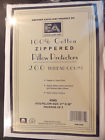 Zipper-200 Protectors 2 Cotton Thread-free Shipping Pillow King--100