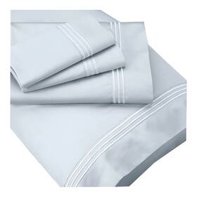 Purecare 782717563893 New Premium 100% Supima Cotton Sheet Set Blue In Size Twin Xl