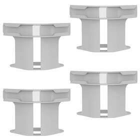 Lsh-grey02 Qiong Lock Sheet Holders - 4pcs Bed Gripper For Corners Suitable Queen&ki