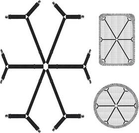 Qoecycth 445039523572 Sheet Fasteners Adjustable Elastic Bed Holder Straps For Full Queen King