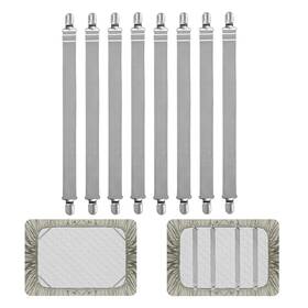Qoecycth 728872493002 8pcs Adjustable Bed Sheet Straps Clips Elastic Mattress Fasteners Hold