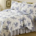 Qs2798kg-2300 Lifestyles Melissa Blue 3pc Cotton