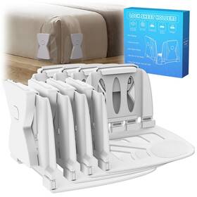 Cy002 Qwue Bed Sheet Holders For Corners Upgrade Dual-side Locks Keep Firm And Tight Loc
