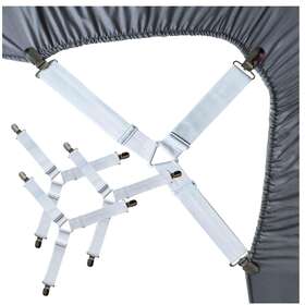 Thzd3-8 Raytour Bed Sheet Holder Straps Keepers Bedsheet Holders Fasteners 2 Sets