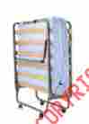 Fl-rb023325 Rb023325 Milliard Fold-up Rollaway Bed Wood Slats Metal Frame Foam Mattress Kids Guest 38 X 79