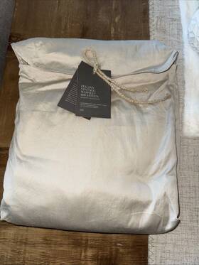 31595-00000 Restoration Hardware California King Box Spring Cover - Italian Vintage-washed