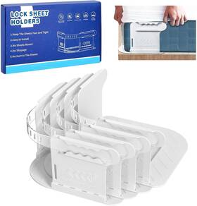 Rift 445013111139 4 Pcs Bed Sheet Straps Holder Lock Keep Sheets Firm And Tight Non