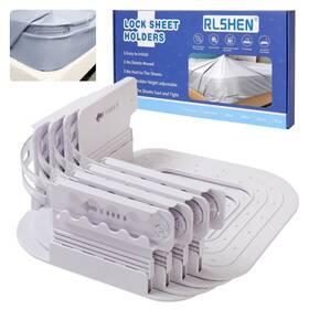 Rlshen 735372186396 Adjustable Sheet Clips Keep Sheets In Place Fitted Bed Holders She