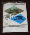 Rn-37950 Durable Press New Zippered Pillow Protectors Fits Standard Pillows Cut