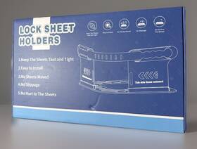 Brcwshsh000001 Royizest Lock Sheet Holders - Secure Bed Sheets Firmly In Place Heavy-duty Mattress New