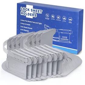 Sf-gp2 Samturui Sheet Fasteners Bed Clips For Corner Heavy Duty 2 Pack Gray