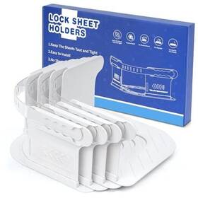 Sf-wp1 Samturui Sheet Fasteners Bed Clips For Corner Heavy 1 Pack White