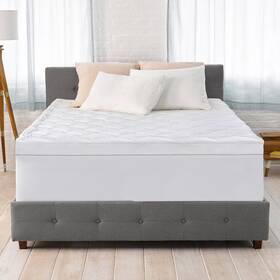 980026836 Serta 4 Inch Pillow-top And Memory Foam Mattress Topper - Twin