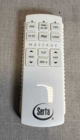 Sfdy057 Serta Oem Original Remote For Motion Perfect Adjustable Bed Massage - Rare