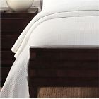 Lbcv181150 Set Basketweave White Coverlet Lamont King