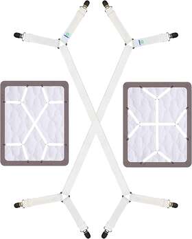 Sheet Suspenders 445007957965 Bed Holder Straps Adjustable Stays Keepers With Elastic Bands And C